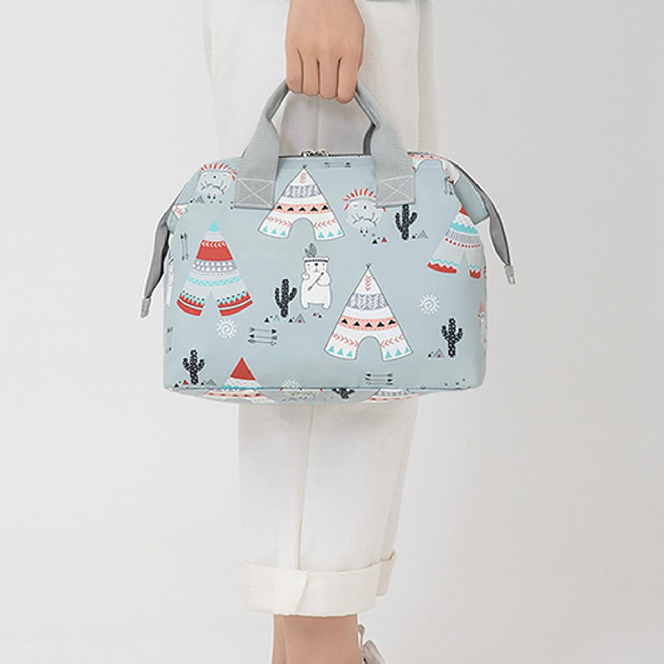 Waterproof Diaper Tote Bag - Large Portable Baby Organizer with Multiple Pockets | Perfect for Travel, Outings & Daycare | Durable Mom Essentials Changing Bag for On-the-Go Parents