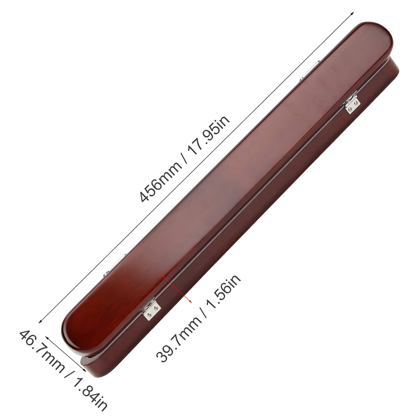 Premium Red Wood Conductor Baton Case - Durable Music Baton Storage Box for Orchestra Conductors | Perfect for Rehearsals, Performances & Travel Protection