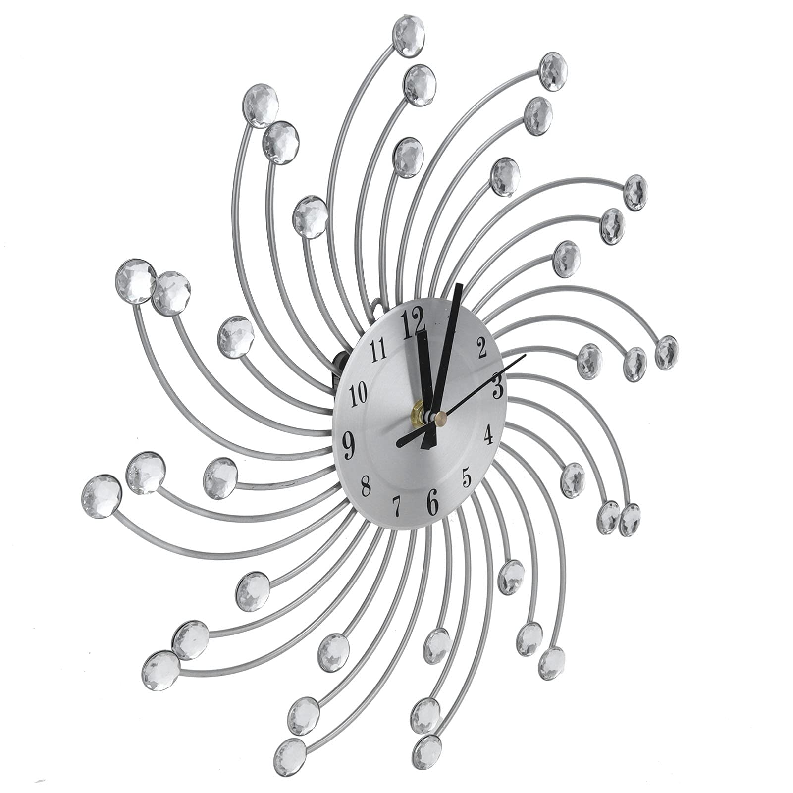 Elegant Round Hollow Wall Clock - Luxury Home Decor with Exquisite Craftsmanship | Perfect for Living Room, Bedroom & Office Decoration
