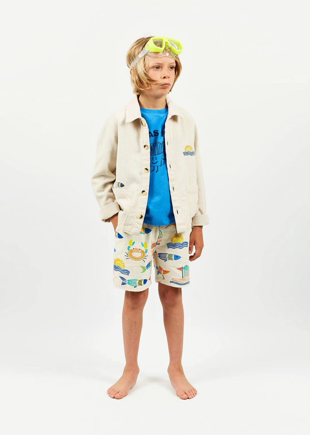 Faozi Beach Embroidered Jacket by Arsene et les Pipelettes - Stylish Women's Summer Cover Up for Beach Vacation, Pool Party & Boho Outfits