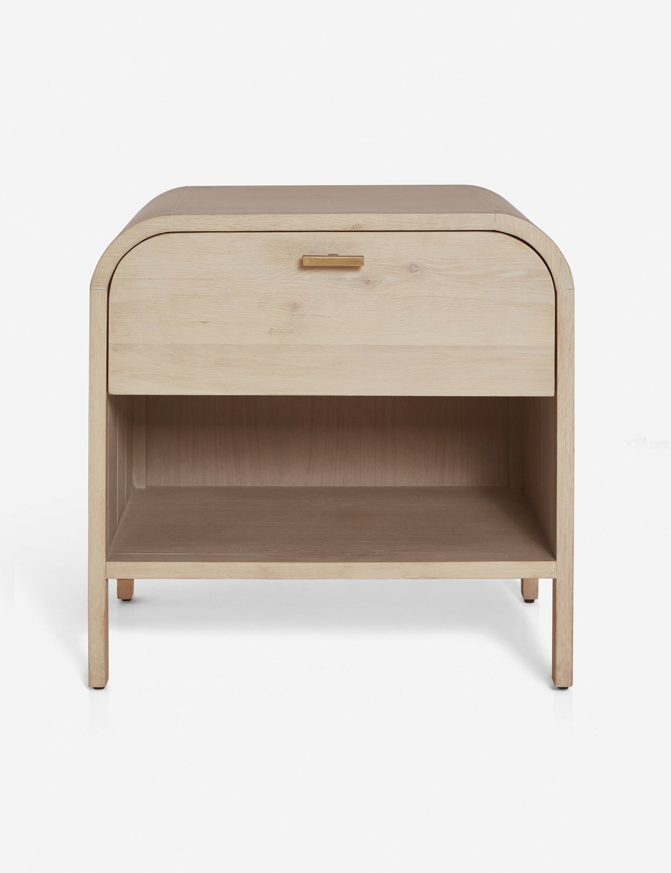 Modern Wooden Nightstand with 2 Drawers - Stylish Bedside Table for Bedroom, Living Room, or Office - Perfect for Storage and Organization