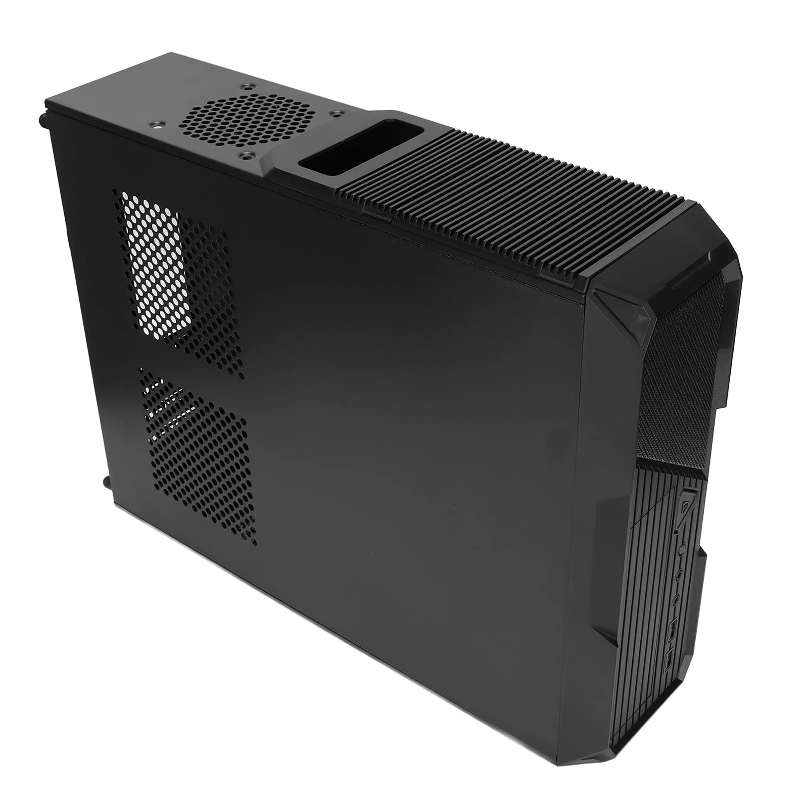Zyyini K102A Aluminum Alloy ITX Mini PC Case - Compact Gaming Computer Chassis with Multiple Peripheral Ports for Gaming, Work & Entertainment | Perfect for Small Space Setups & Home Offices