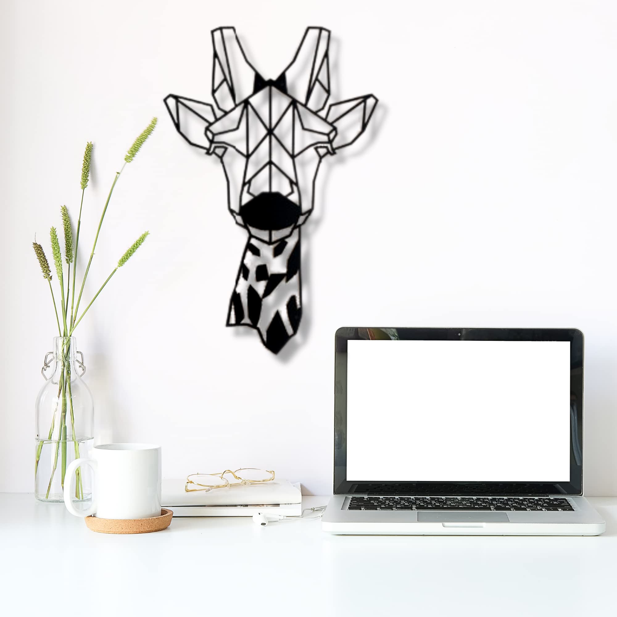 Deer Metal Wall Art for Living Room & Bedroom Decor