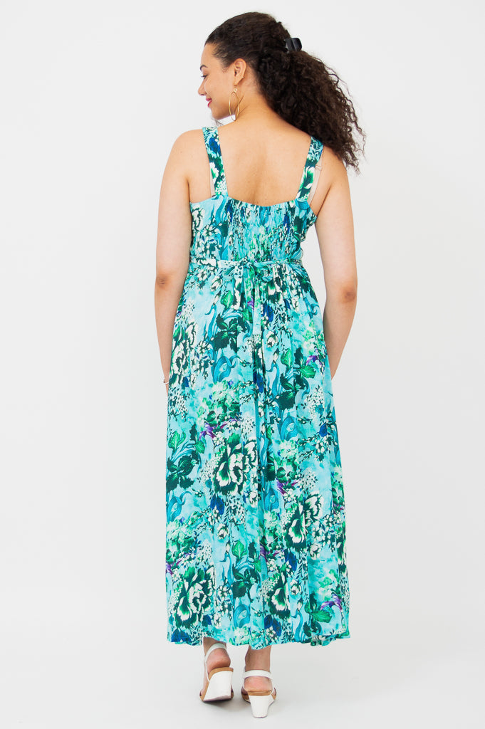 Enchanting Coraline Dress - Soft Linen Bamboo Blend for Women | Perfect for Summer Outfits, Beach Vacations & Boho Fashion