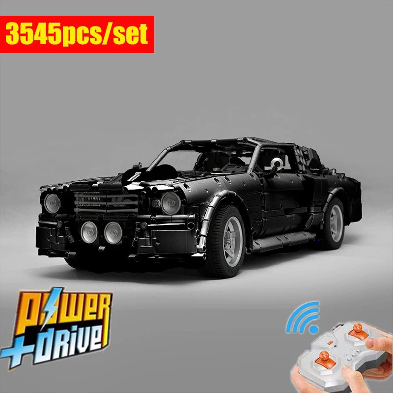 3541PCS MOC 14616 1967 Eleanor Mustang Super Racing Car Building Blocks Set - Perfect for Collectors, DIY Enthusiasts & Gift Giving | Display Model, Home Decor, Racing Car Lovers