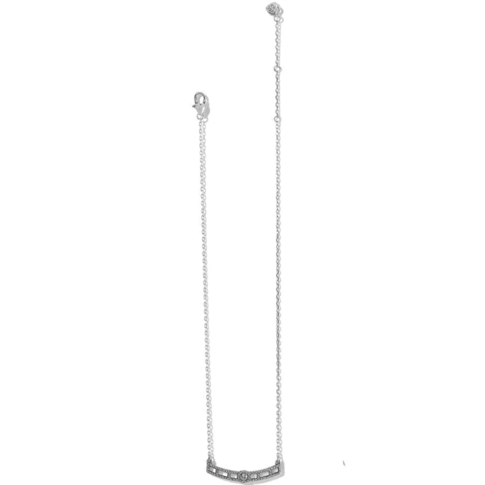 Brighton Illumina Lights Allure Bar Necklace - Sterling Silver Tone Pendant for Women, Elegant Layering Jewelry for Party, Date Night & Special Occasions