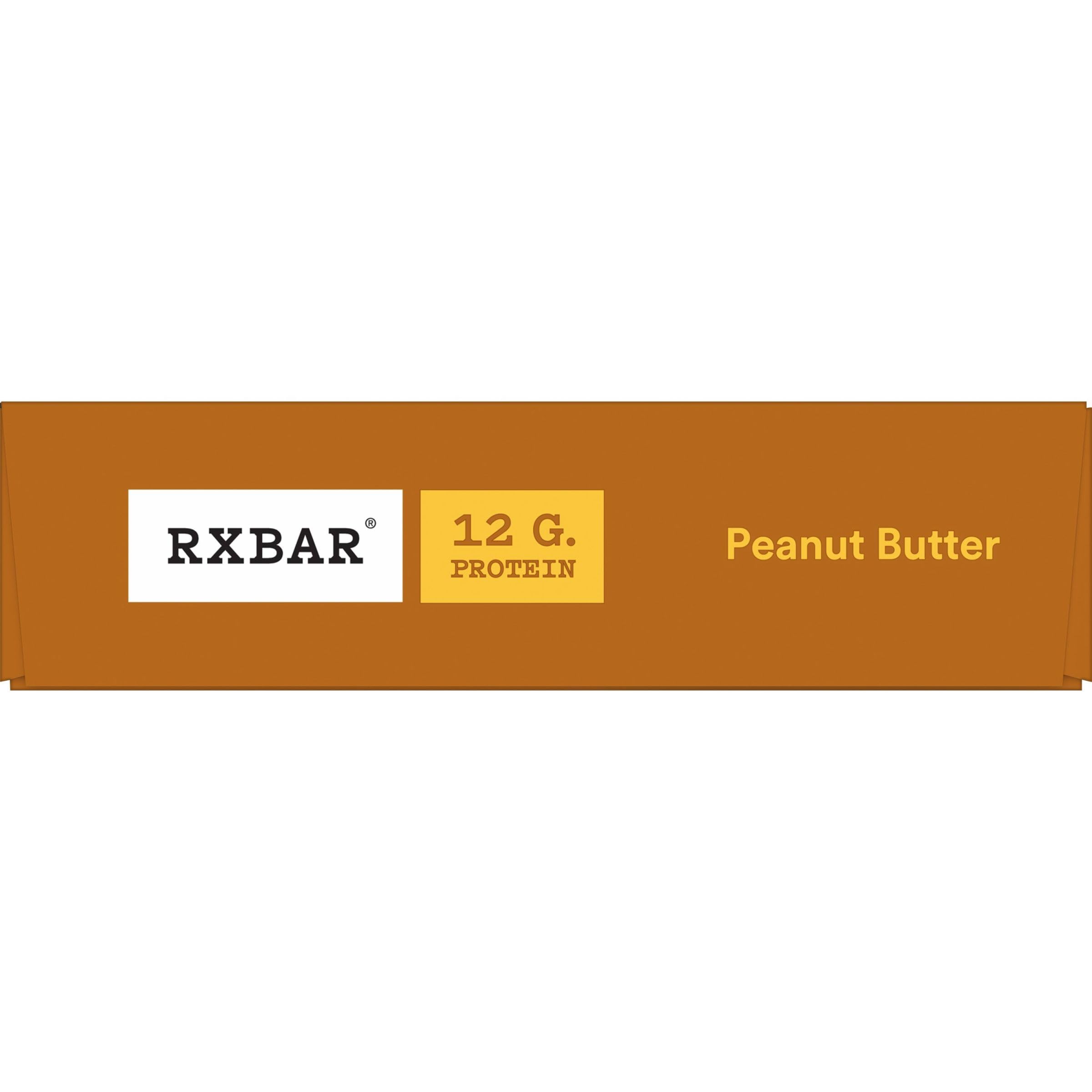 RXBAR Protein Bars - Peanut Butter Flavor, 9.15oz Box (5 Bars) | High Protein Snacks for Workout Recovery, Healthy On-the-Go Breakfast & Office Snacks