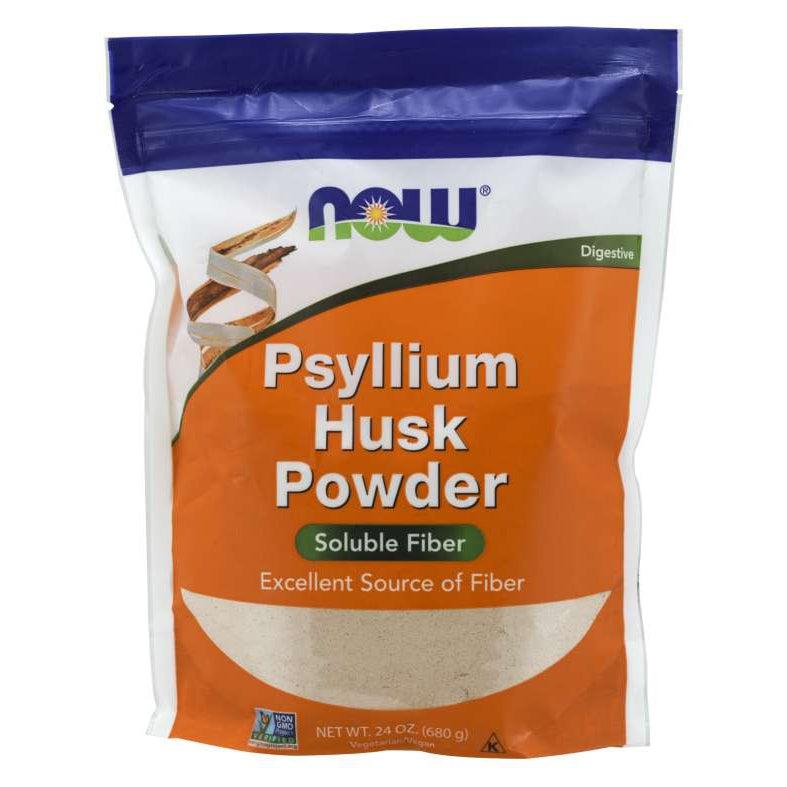 NOW Psyllium Husk Powder - 100% Pure Natural Fiber Supplement for Digestive Health & Weight Management - Perfect for Smoothies, Baking & Daily Wellness Routine