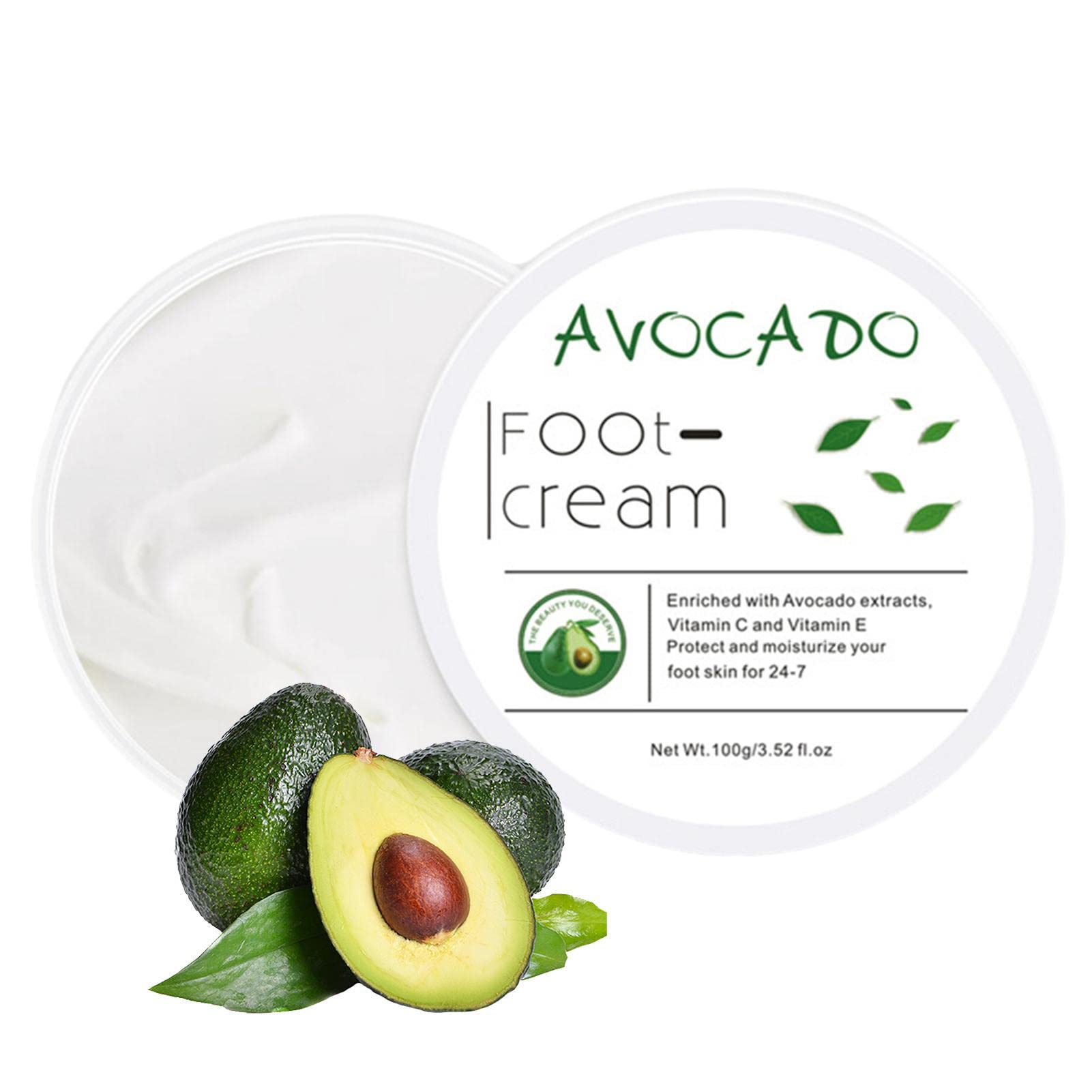 **Deep Moisturizing Foot Cream for Cracked Heels & Dry Skin | Intensive Repair & Massage Formula | Sensitive, Oily & Combination Skin Care | Perfect for Pedicures, Night Treatments & Daily Foot Care**