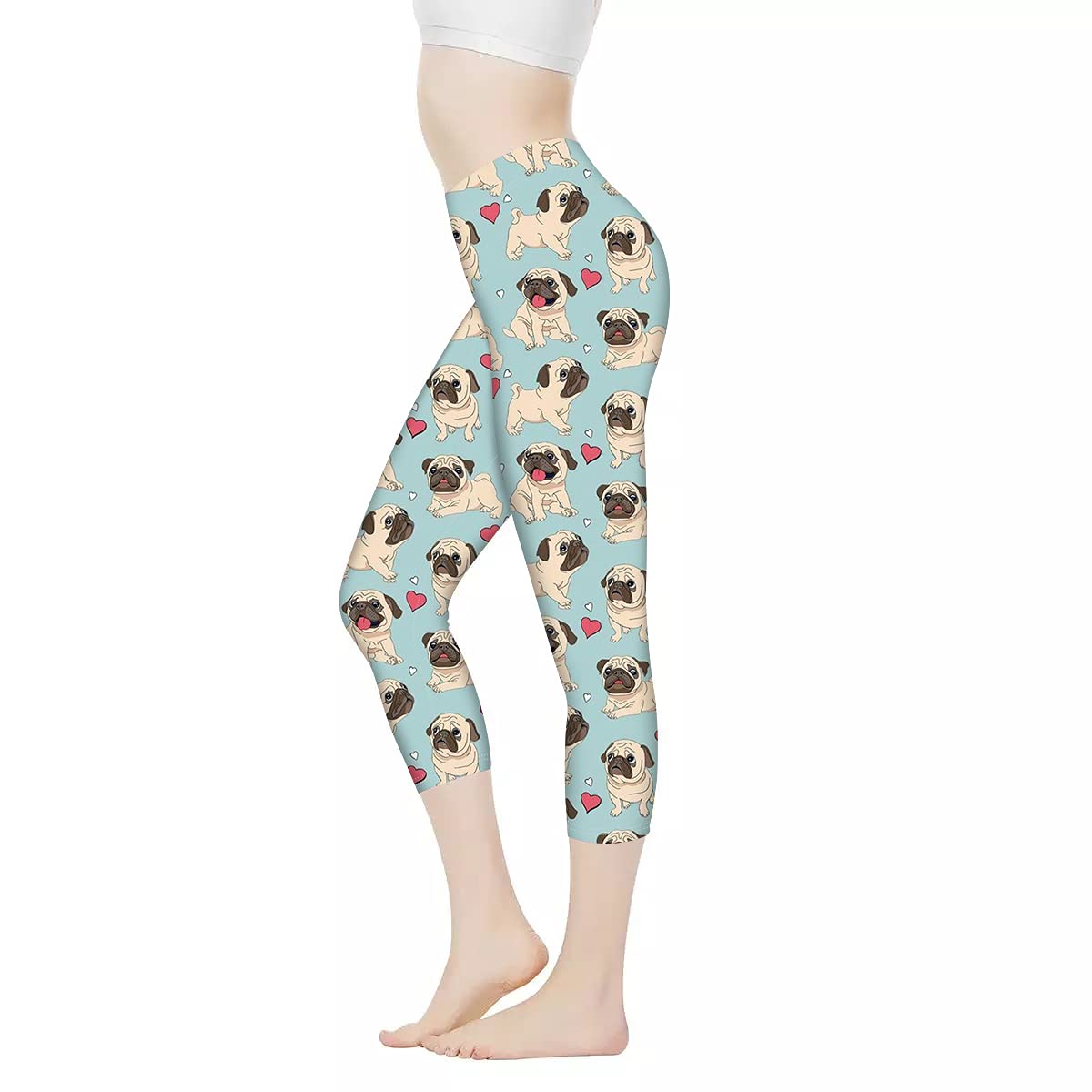POLERO Women's Capri Leggings - Soft Stretchy Yoga Pants for Workout, Running & Lounge Wear | Breathable Sports Leggings for Gym, Pilates & Everyday Comfort