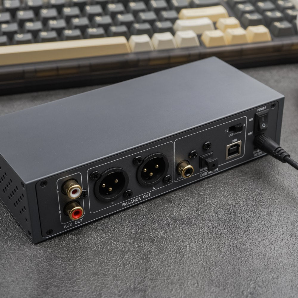 xDuoo MU 604 High Performance DAC with Dual ES9038Q2M Chips - Supports DSD256 & 32bit/768kHz - Perfect for Audiophiles & Home Audio Systems