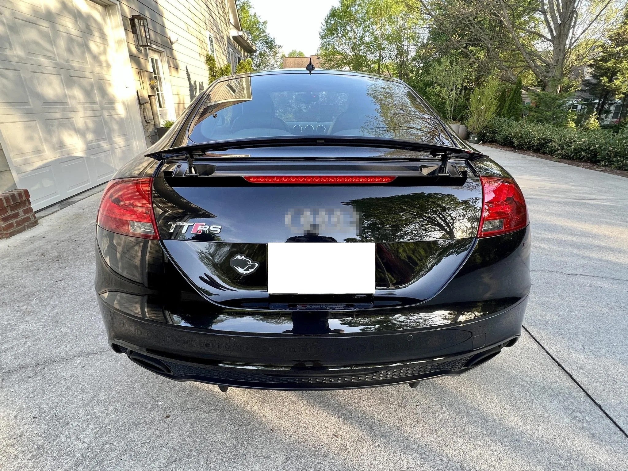 Dark Red LED Trunk Lid Third Brake Light Bar for 2008-2015 Audi TT Coupe - High Visibility Safety Upgrade for Night Driving & Car Shows