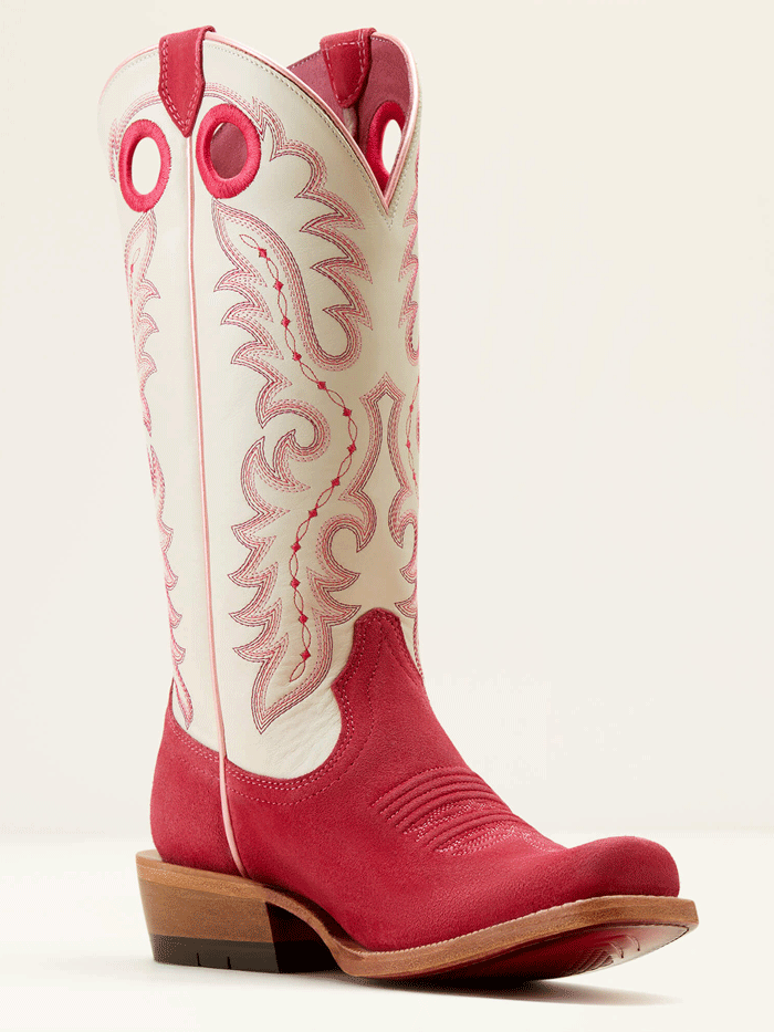 Ariat 10051040 Women's Futurity Boon Western Boot - Deep Azalea | Comfortable Cowgirl Boots for Riding, Country Fashion & Outdoor Events