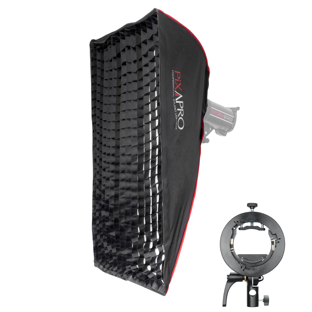 60cm x 120cm (23.6x47.2 Inch) Professional Asymmetrical Offset Softbox for Photography - Perfect for Studio, Portrait, and Product Lighting