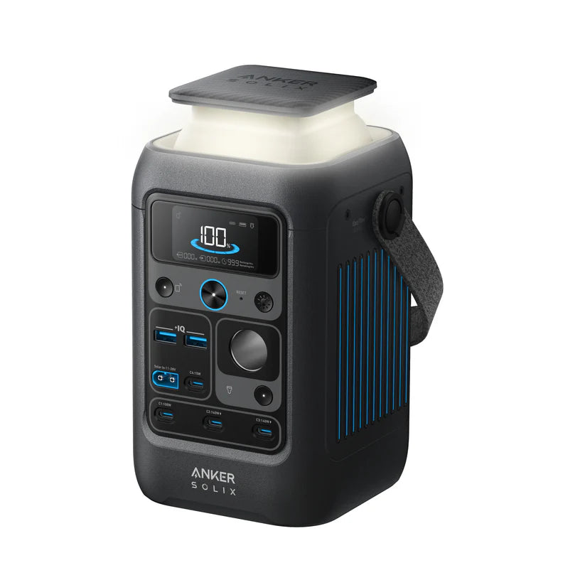 Anker SOLIX C300 288Wh/300W Portable Power Station - 90,000mAh Backup Battery for Camping, RV Trips & Emergency Power Outages