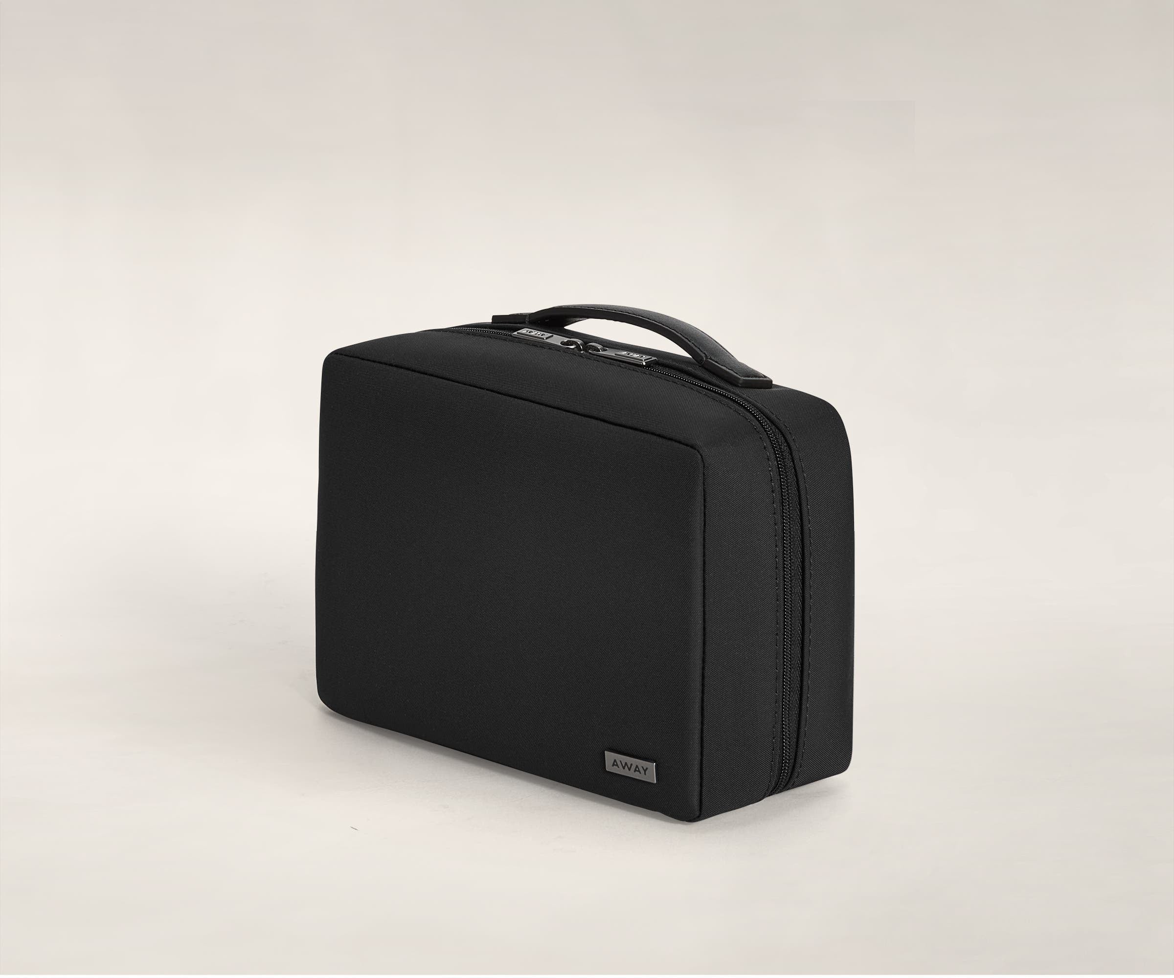 Jet Black Large Tech Case - Durable Protective Cover for Phones, Tablets & Laptops - Perfect for Travel, Work & Everyday Use