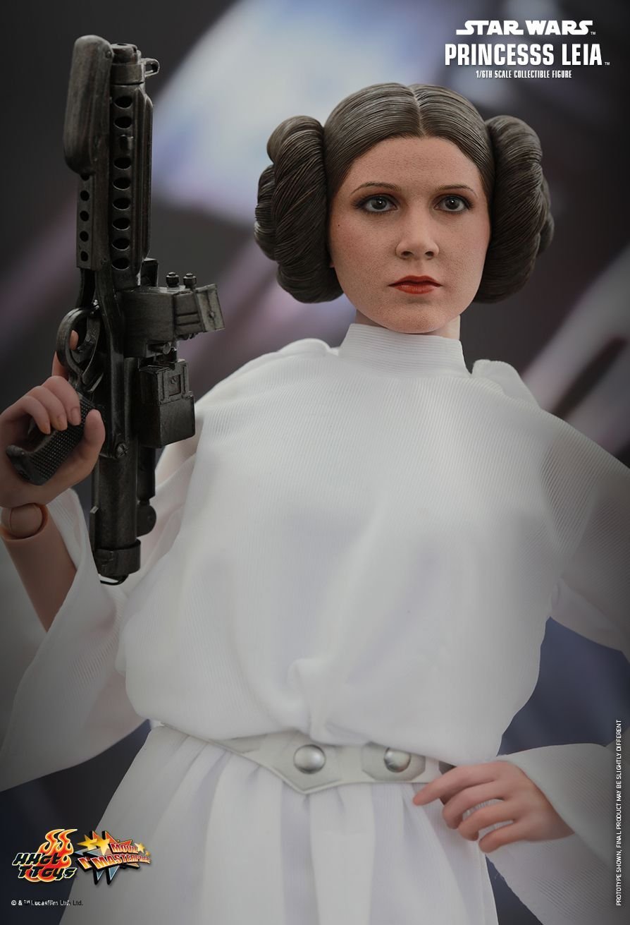 Hot Toys Star Wars Princess Leia 1/6 Scale Collectible Action Figure - Perfect for Display, Gift Giving, and Star Wars Fans Collection