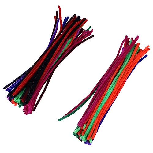 VILLCASE 200pcs Colorful Bendable Pipe Cleaners - DIY Craft Sticks for Kids, Creative STEM Toys, Arts and Crafts Supplies for Classroom, Birthday Parties & Sensory Play Activities