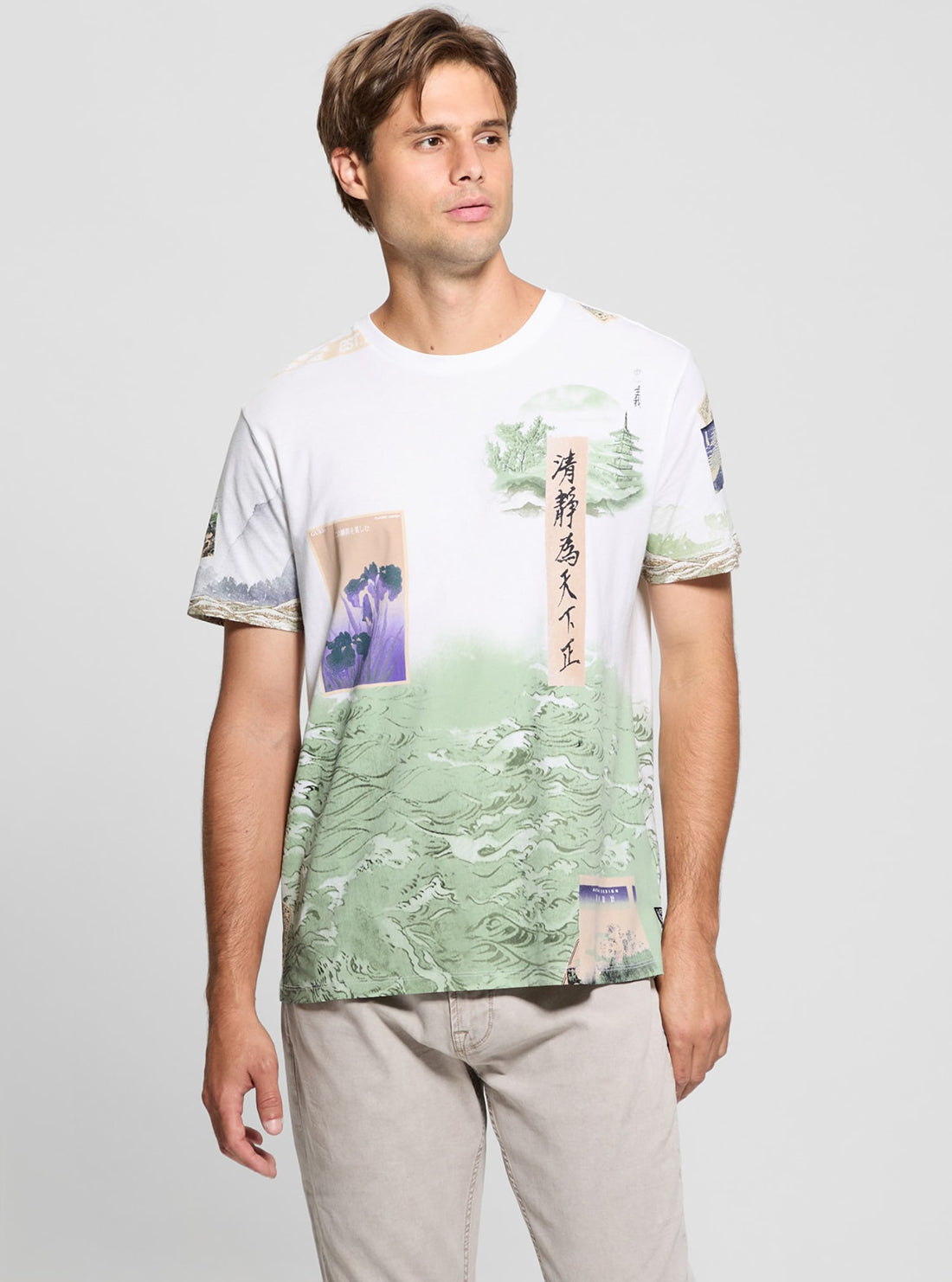Eco-Friendly White Pacific Daydream T-Shirt for Men & Women - Casual Comfort Fit Cotton Tee for Beach, Travel, and Everyday Wear
