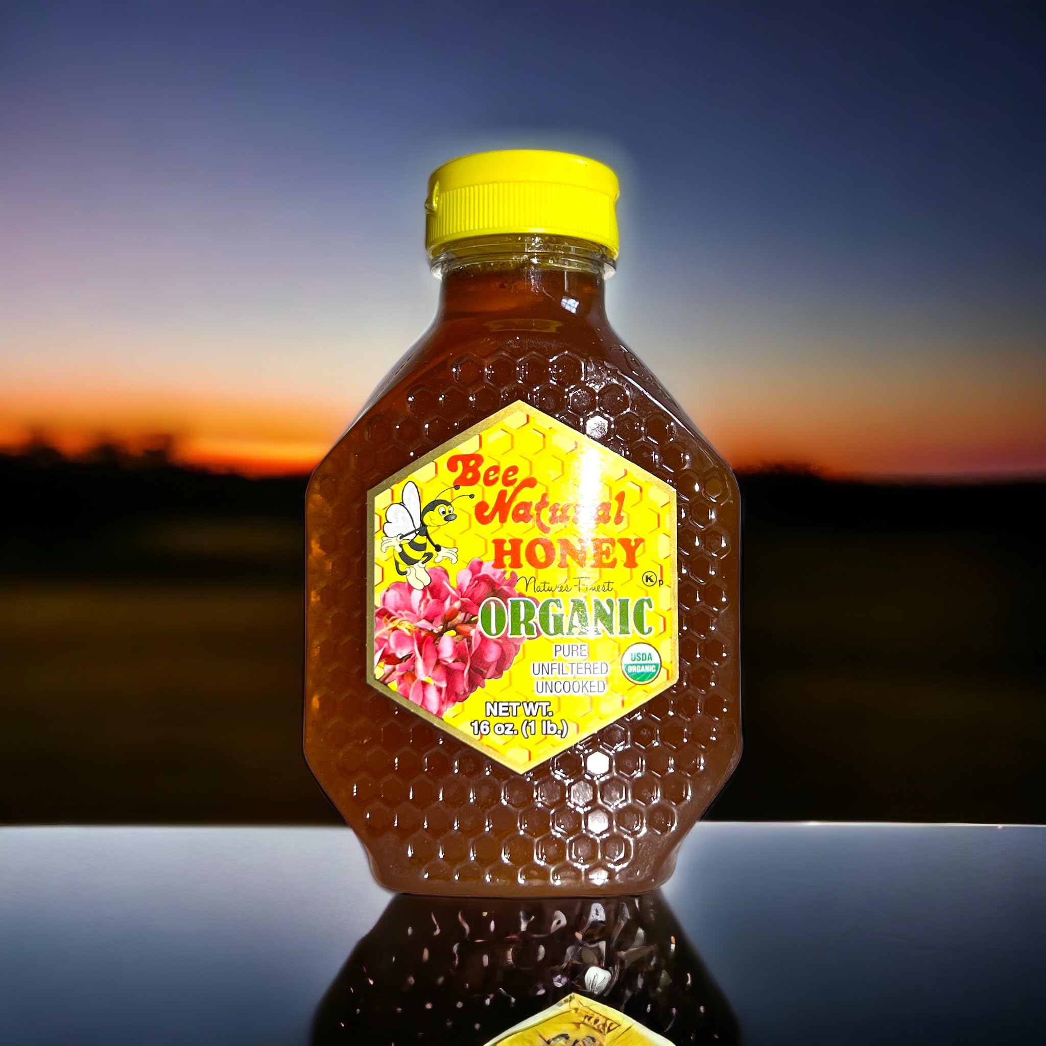 Organic Raw Honey | Pure Unfiltered USDA Certified for Baking & Tea