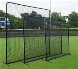 Varsity 7x7 Portable Baseball Field Screen - Heavy Duty Practice Net for Baseball & Softball Training | Perfect for Backyard, Field, and Cage Practice Sessions