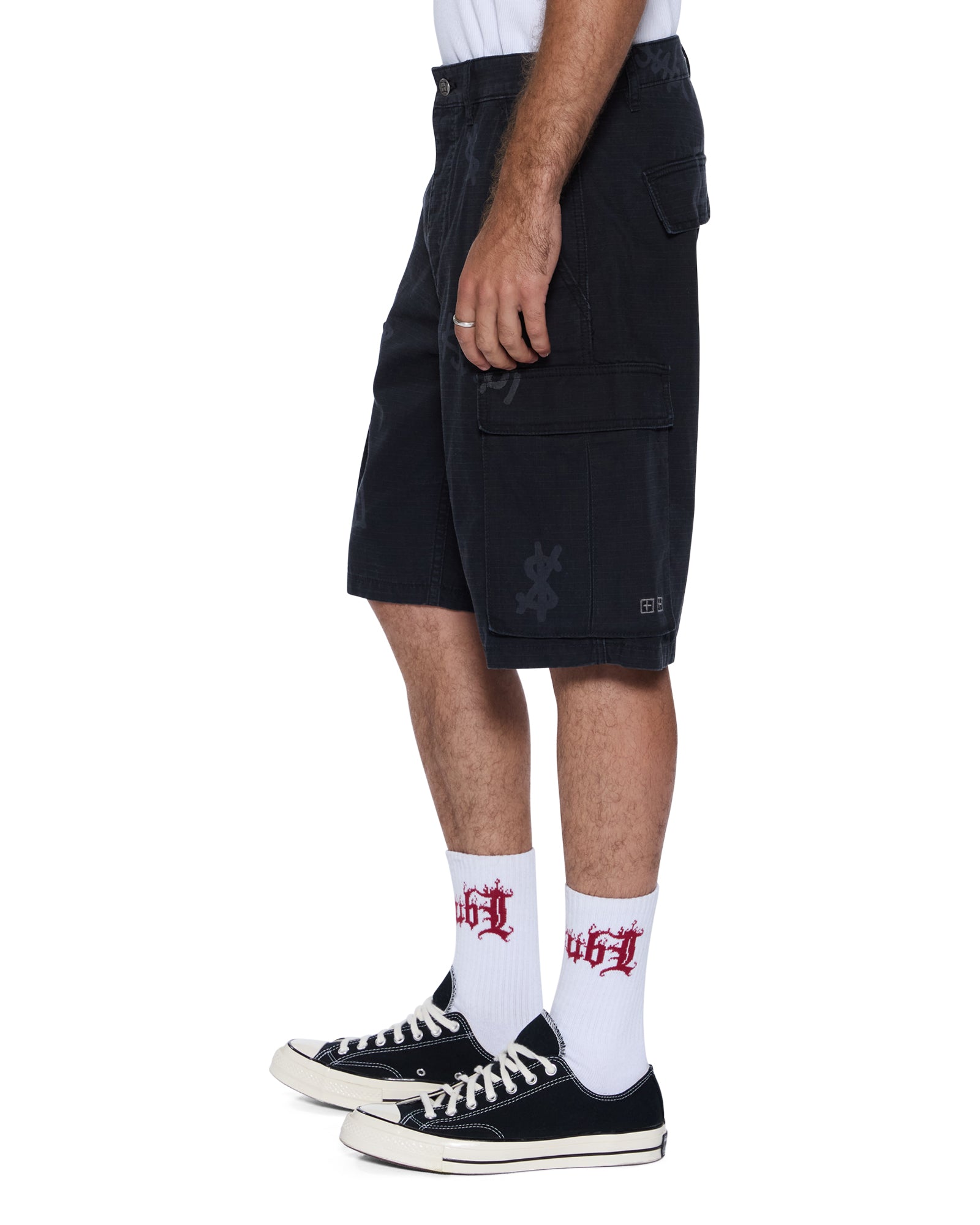 Fugitive Cargo Shorts for Men - Stretch Comfort Fit Khaki Boxer Briefs - Perfect for Gym, Running & Everyday Wear