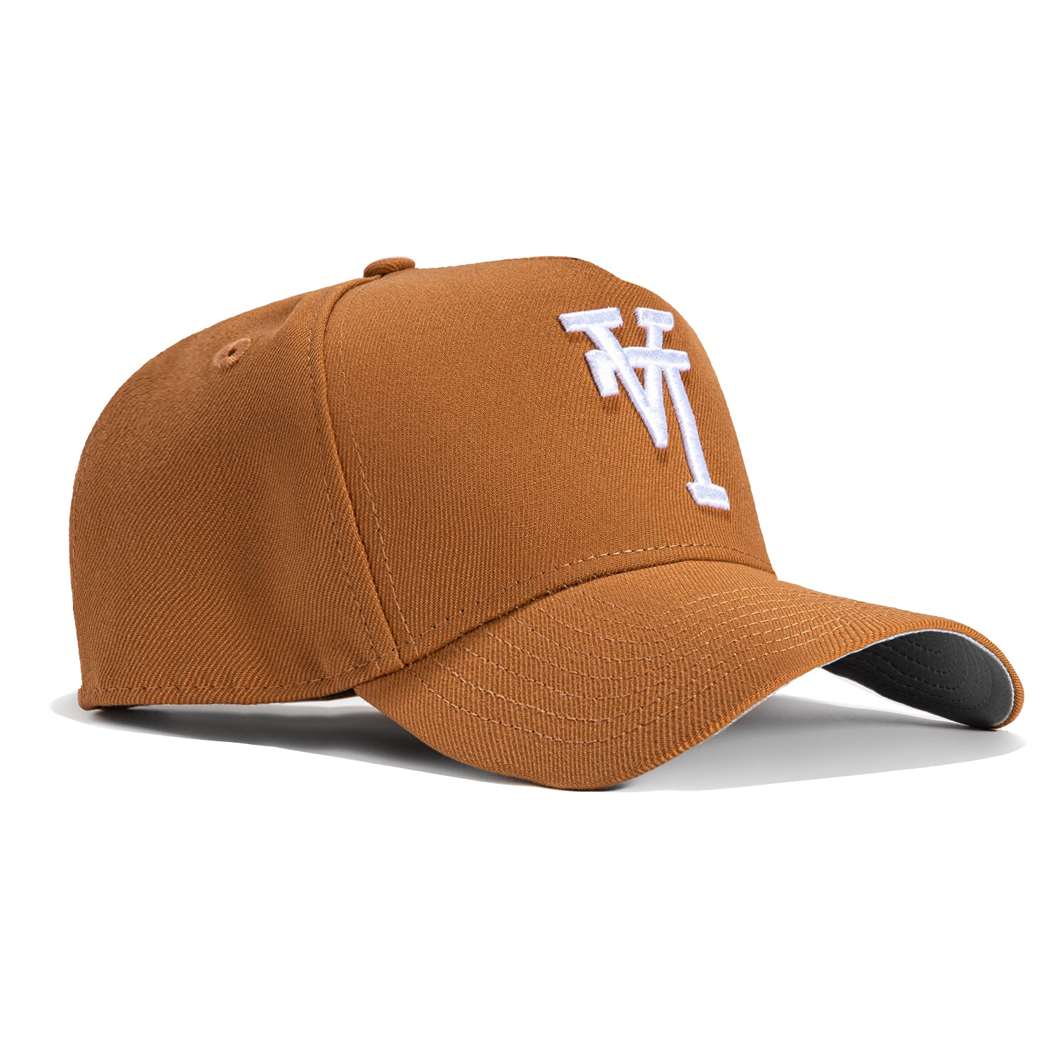 New Era 9Forty A-Frame Los Angeles Dodgers Upside Down Snapback Hat - Khaki & White | Adjustable Baseball Cap for Men & Women | Perfect for Sports Games, Streetwear Fashion & Casual Outfits