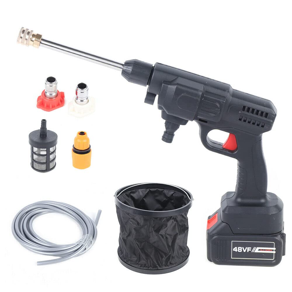 21V Lithium Cordless Pressure Washer - Portable Electric Car Wash Machine, Battery Powered High Pressure Water Cleaner for Cars, Windows, Gardens - Perfect for Home, RV & Outdoor Cleaning