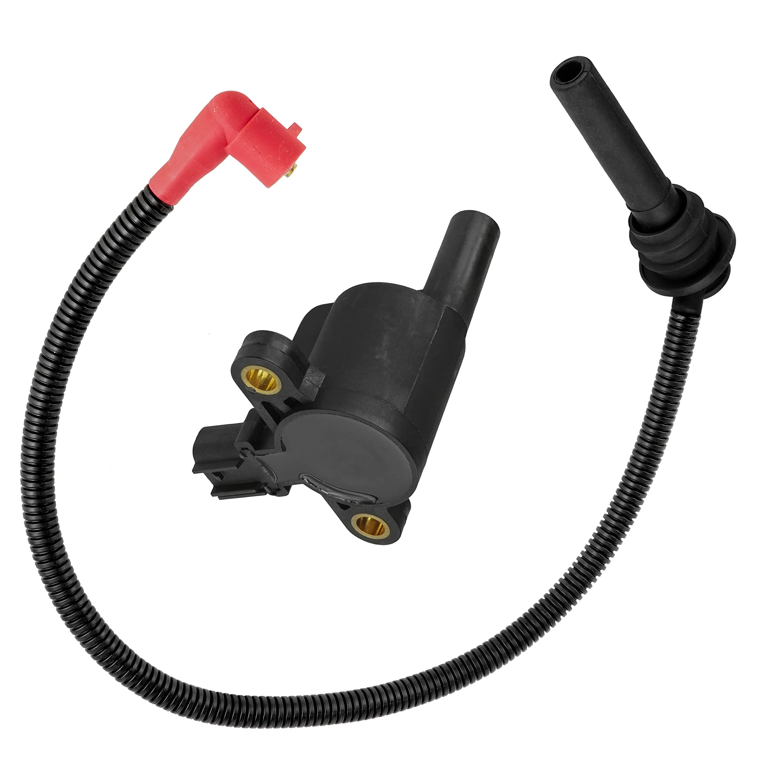 High-Performance Caltric Ignition Coil with Spark Plug Wire - Compatible with Polaris RZR 570 & RZR Trail 570 (2015-2022 Models) - Perfect for Off-Roading, Trail Riding & UTV Maintenance