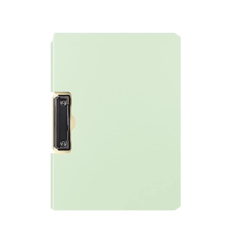 QWZYP Portable File Clipboard - Single or Dual Clip Options, Vertical Clipboard Folder for Office & School Supplies (Color: E) - Perfect for Organizing Documents, Notes & Papers at Work, Home or Classroom