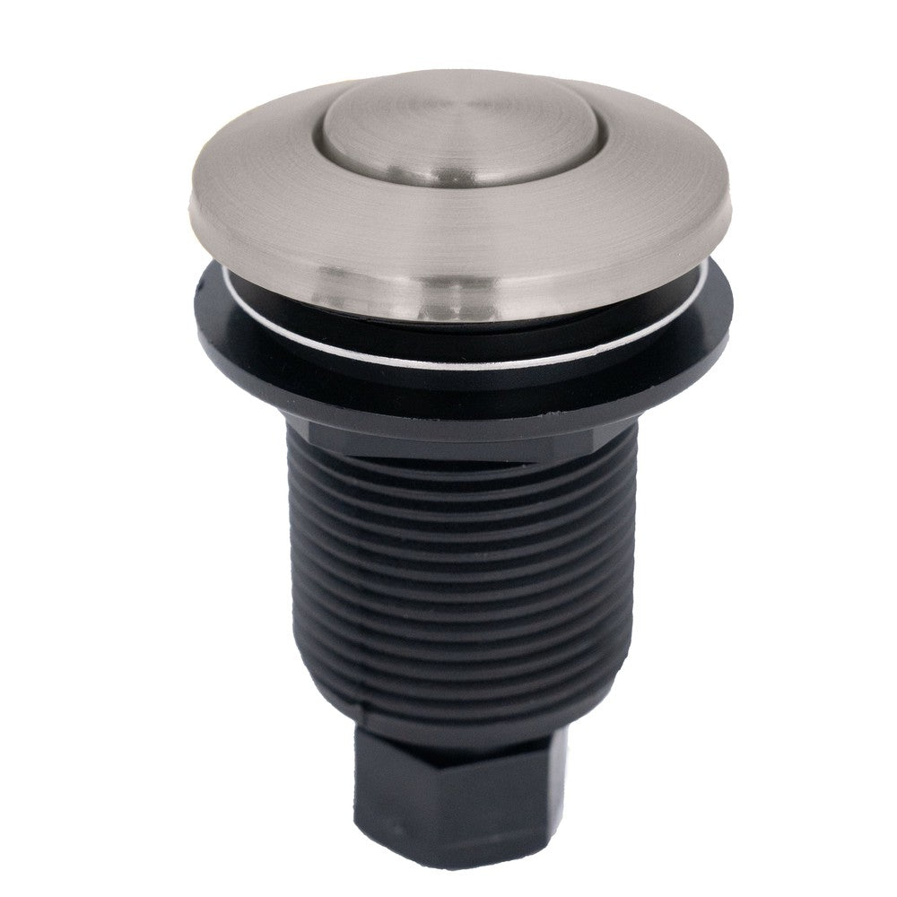 ZLINE Brushed Nickel Air Switch Button for Garbage Disposal - Easy Install Kitchen Sink Waste Disposal Control with Durable Metal Construction (Perfect for Home Kitchen & Commercial Use)
