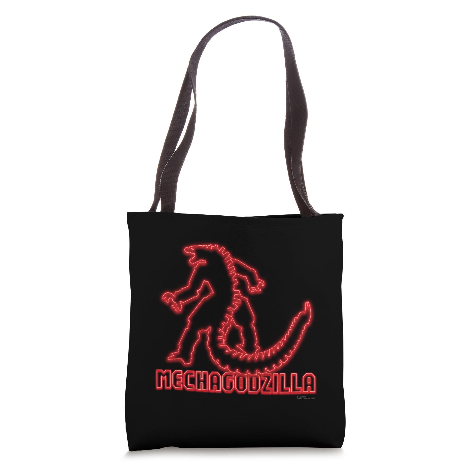 Godzilla vs Kong - Mechagodzilla Neon Tote Bag | Lightweight & Durable Shopping Bag | Perfect for Groceries, Beach Trips & Comic Conventions