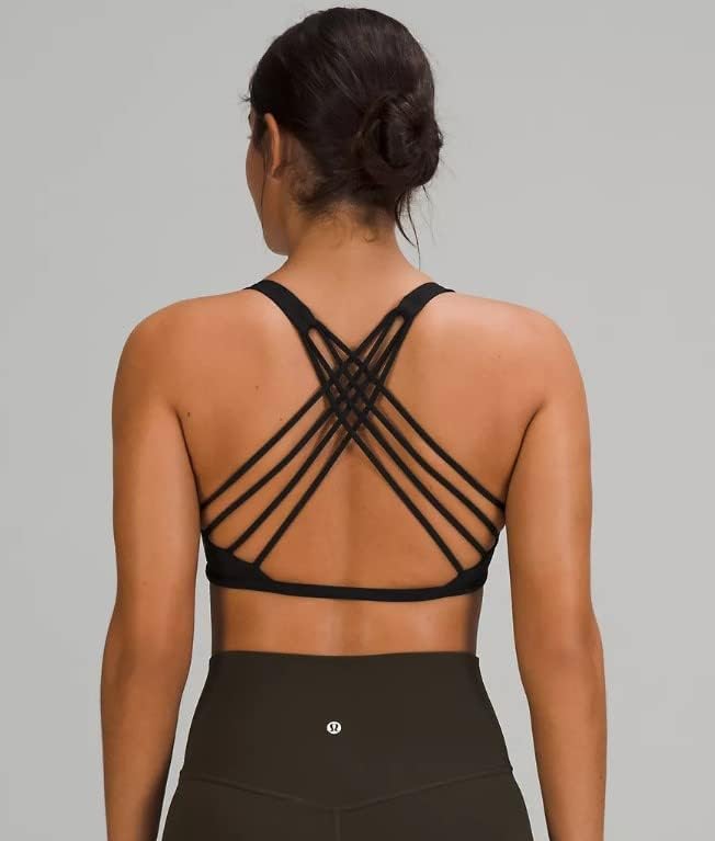 lululemon Free to Be Wild Strappy Sports Bra - High Support Workout Top for Yoga, Running & Gym - Breathable Comfort for Active Women