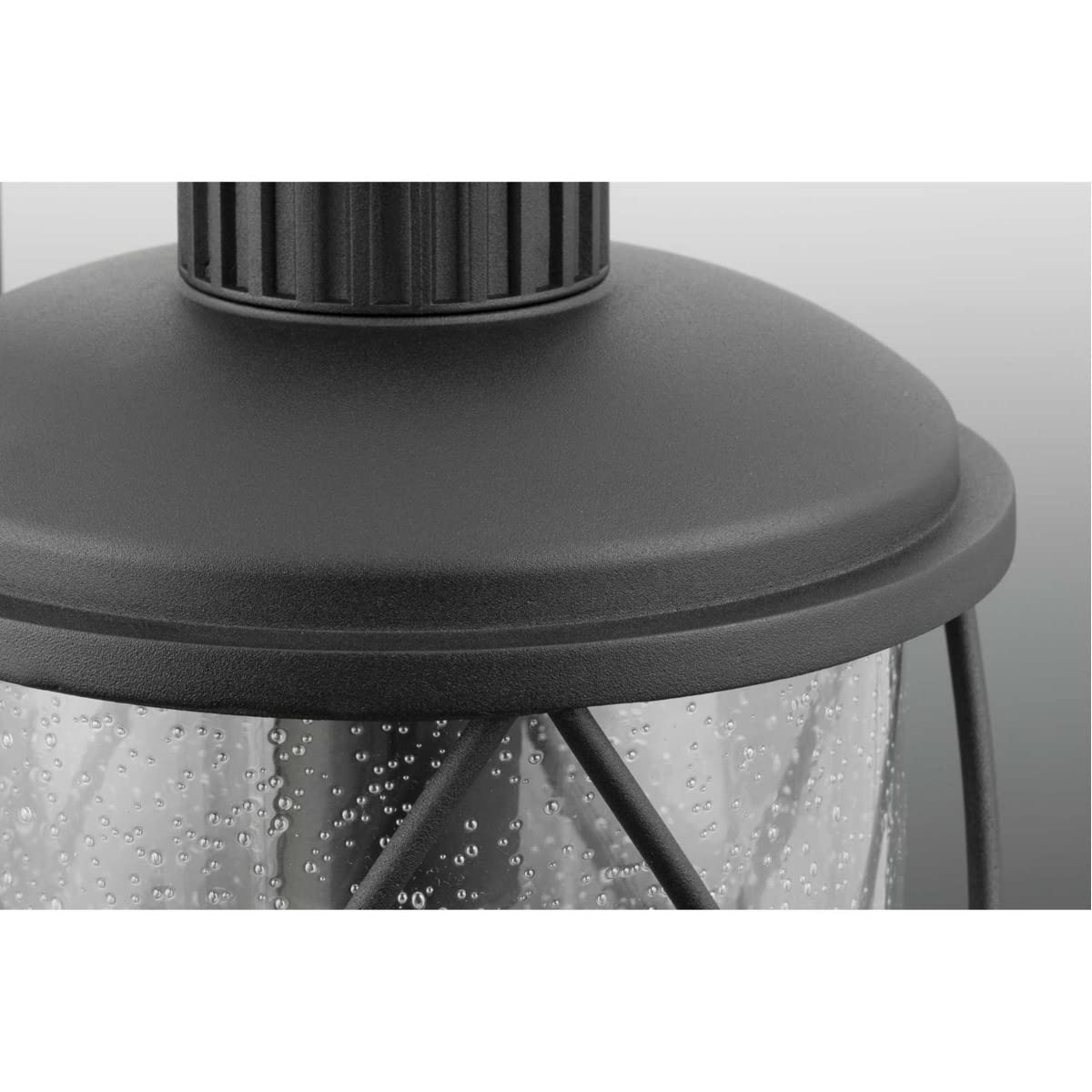 52242-BCSI Garthwaite Ave 24 Inch Black Outdoor Wall Lantern - Textured Finish, Large Size for Porch, Patio & Garden Lighting | Weather-Resistant Exterior Sconce