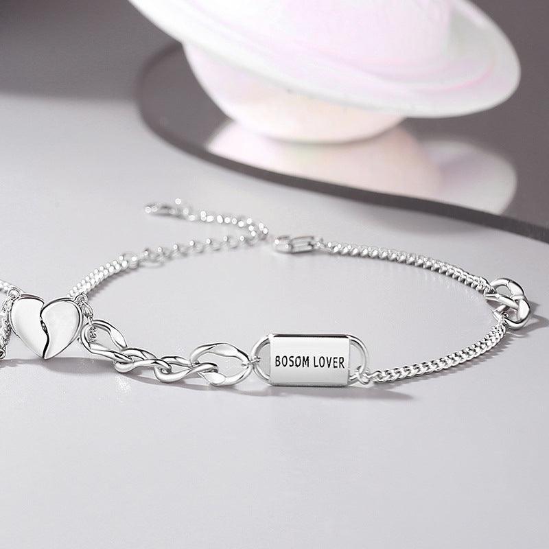 Original Phase Suck A Pair of Love Couple Bracelets - Matching His & Hers Romantic Gift for Anniversaries, Valentine's Day & Couples Date Nights