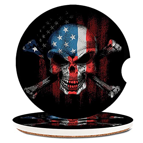 American Flag Skull