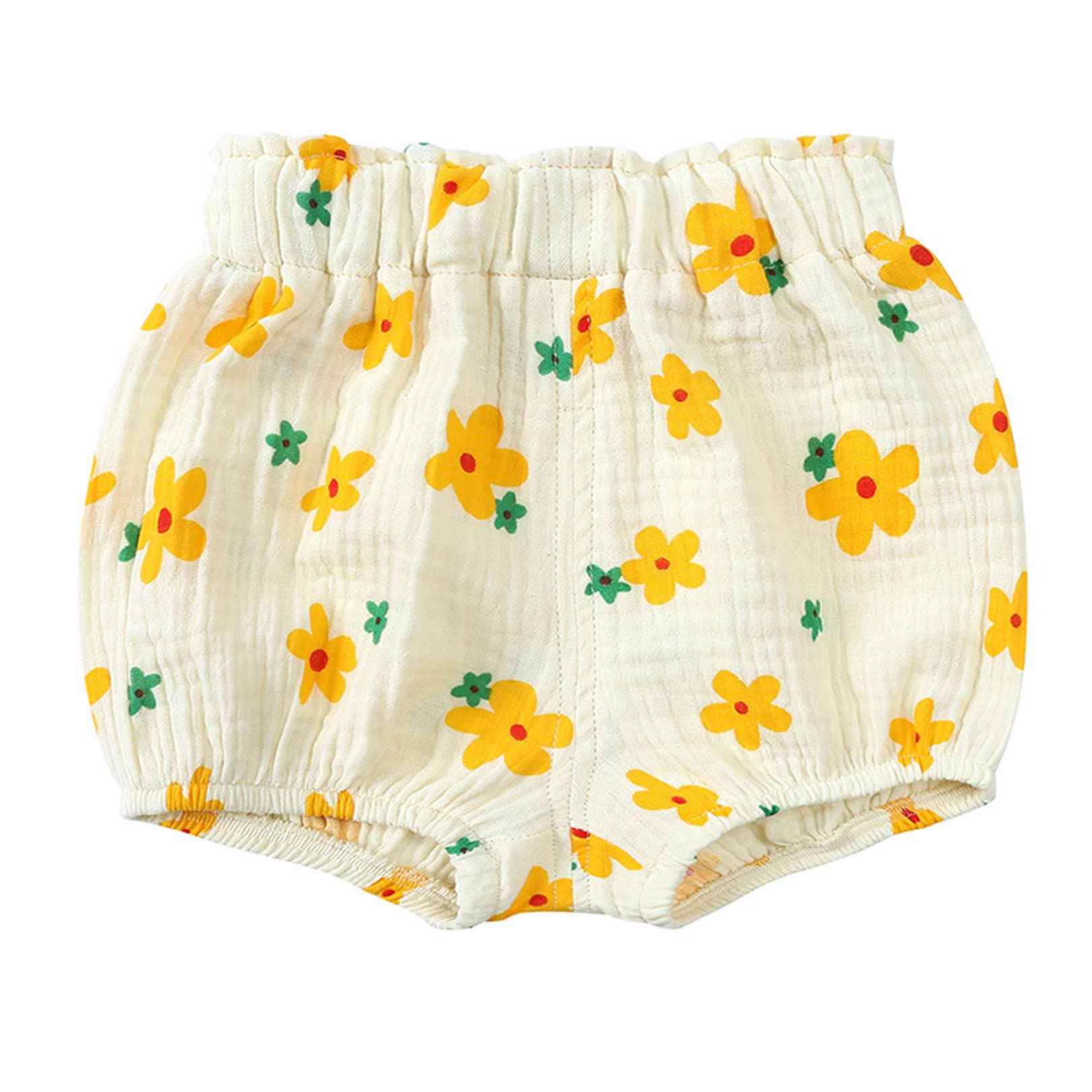 3PC Baby Shorts Set - Cotton Linen Bloomers for Girls & Boys | Newborn Summer Outfits