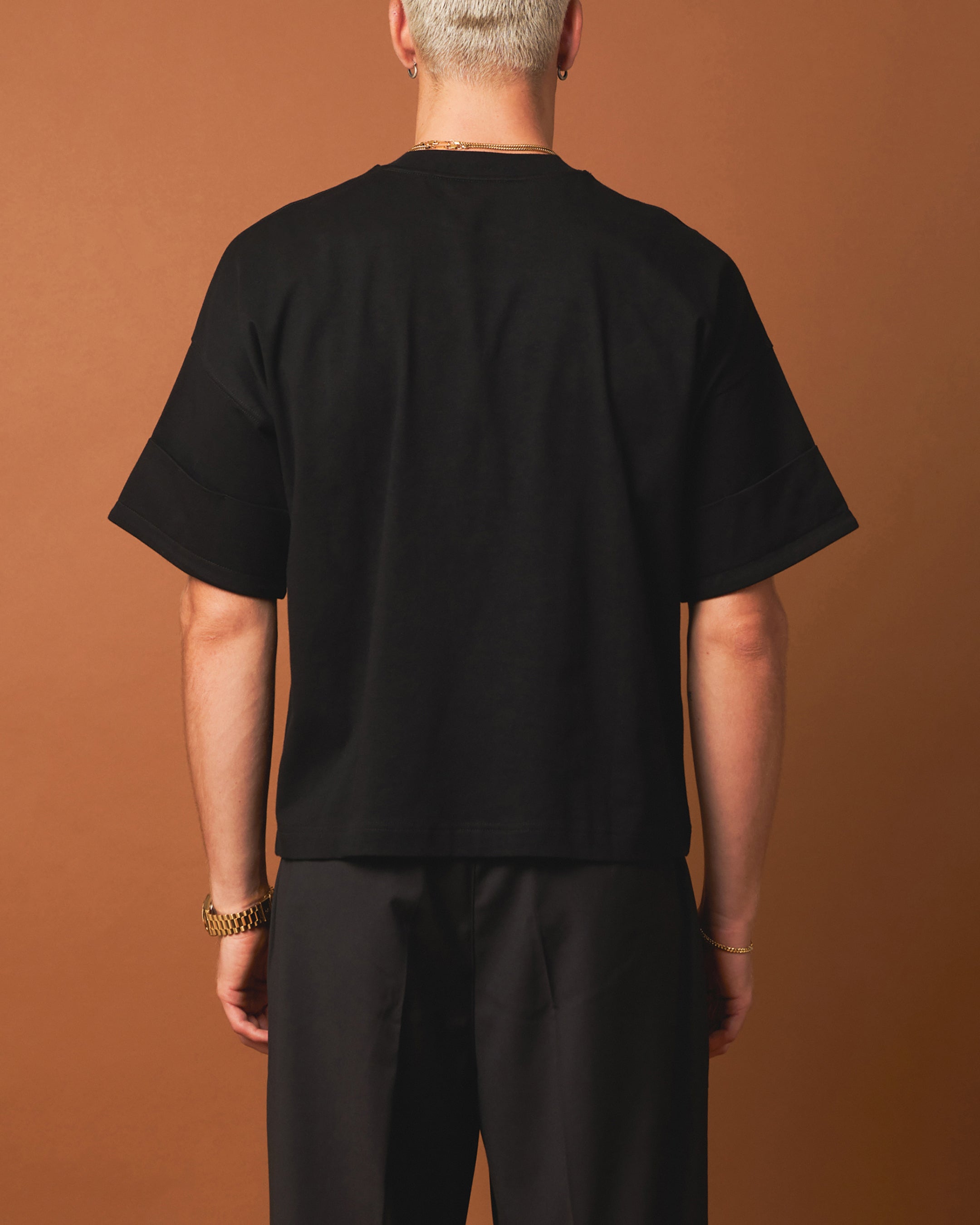 404 Workwear T-Shirt for Men - Black Cotton Short Sleeve Tee for Construction, Mechanics & Industrial Work