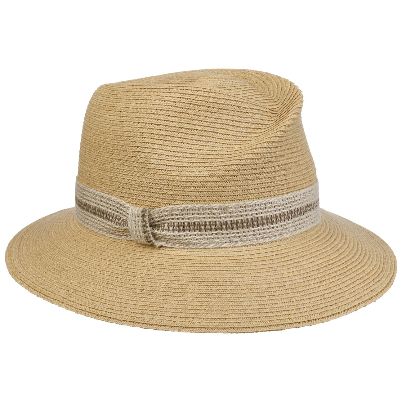 Stylish Simone Raffia Hat by Mayser - Women's Summer Wide Brim Sun Hat for Beach, Vacation & Outdoor Activities