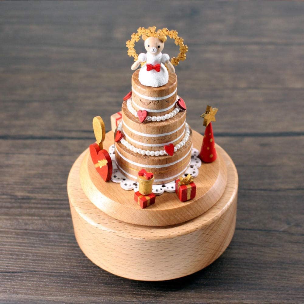 Snowflake Christmas Music Box with Floating Snow - Princess & Couple Decoration, Night Light, Birthday Gift for Girls & Kids (Tree Design) | Perfect for Holiday Decor, Romantic Gifts & Bedroom Ambiance