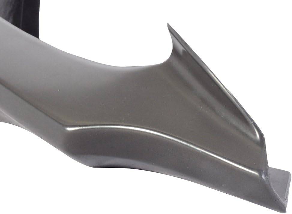 2012-2013 Honda Civic Coupe HF Front Bumper Lip - P Style 2-Piece Set Unpainted PU Material for Enhanced Aerodynamics & Sporty Look - Perfect for Car Enthusiasts & Street Racing