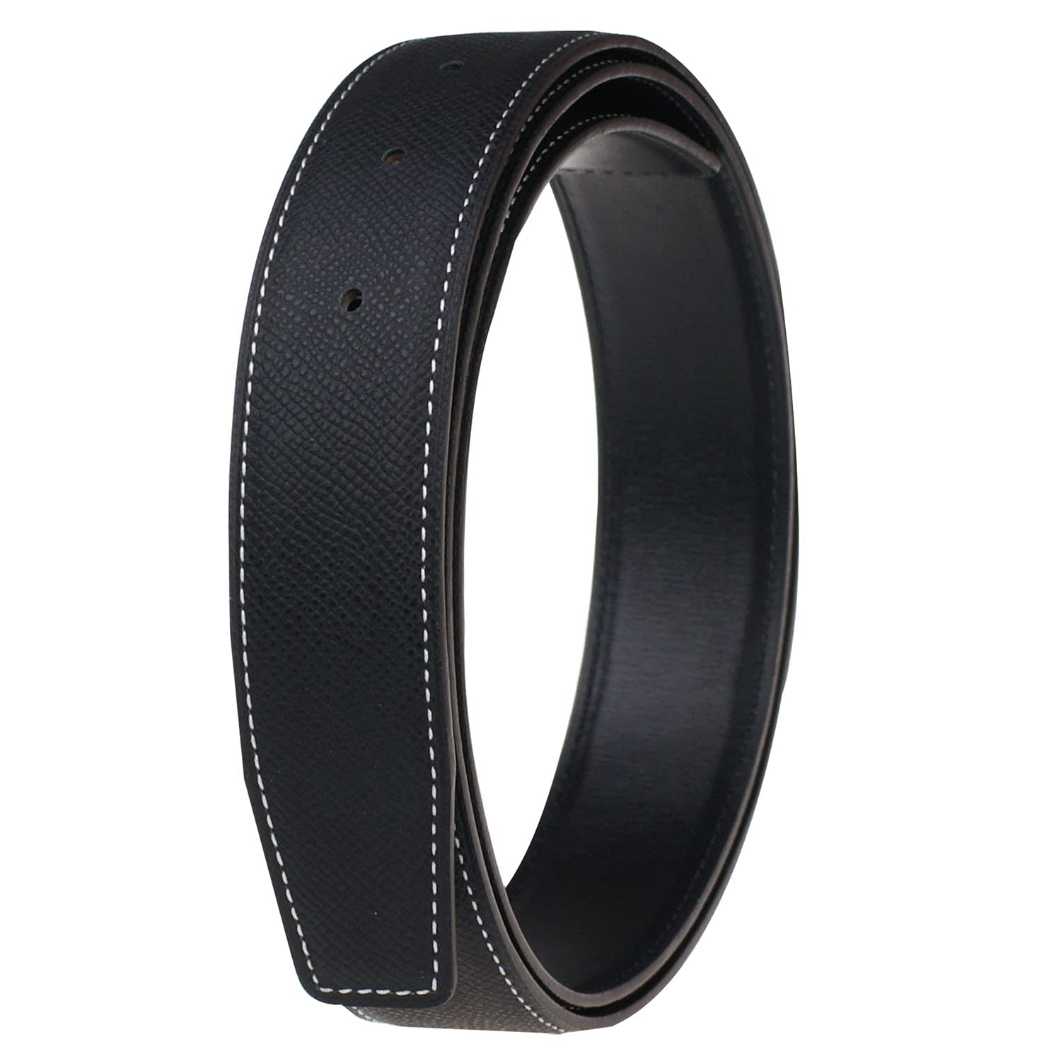 Premium Full Grain Cow Leather Belt Strap - 32mm Wide, No Buckle, Durable Replacement for Men & Women - Perfect for Casual, Business & Formal Wear