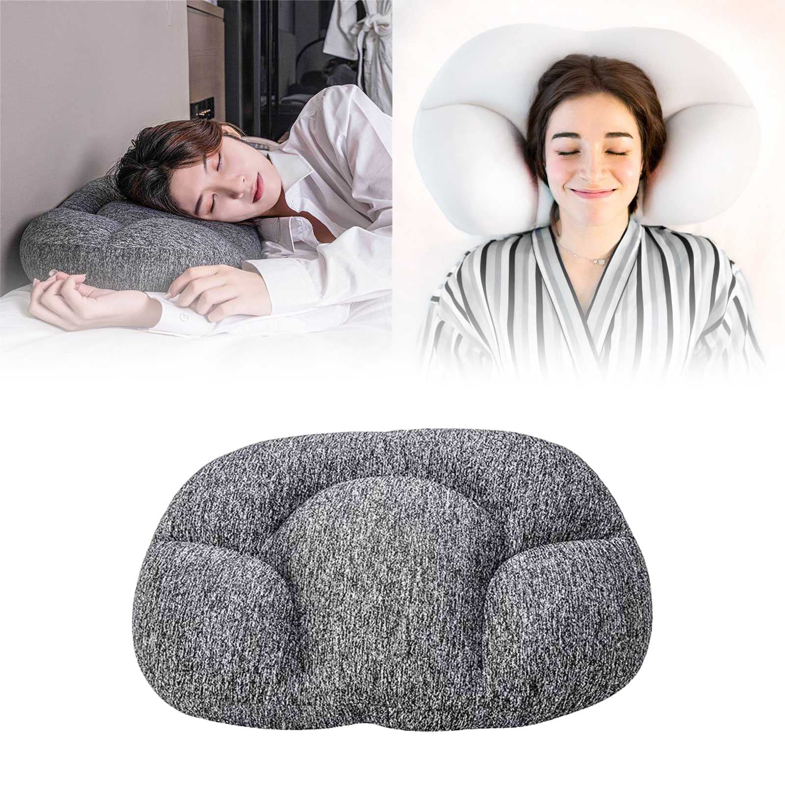 Ergonomic Memory Foam Neck Pillow for Deep Sleep & Pain Relief - Travel & Home Use