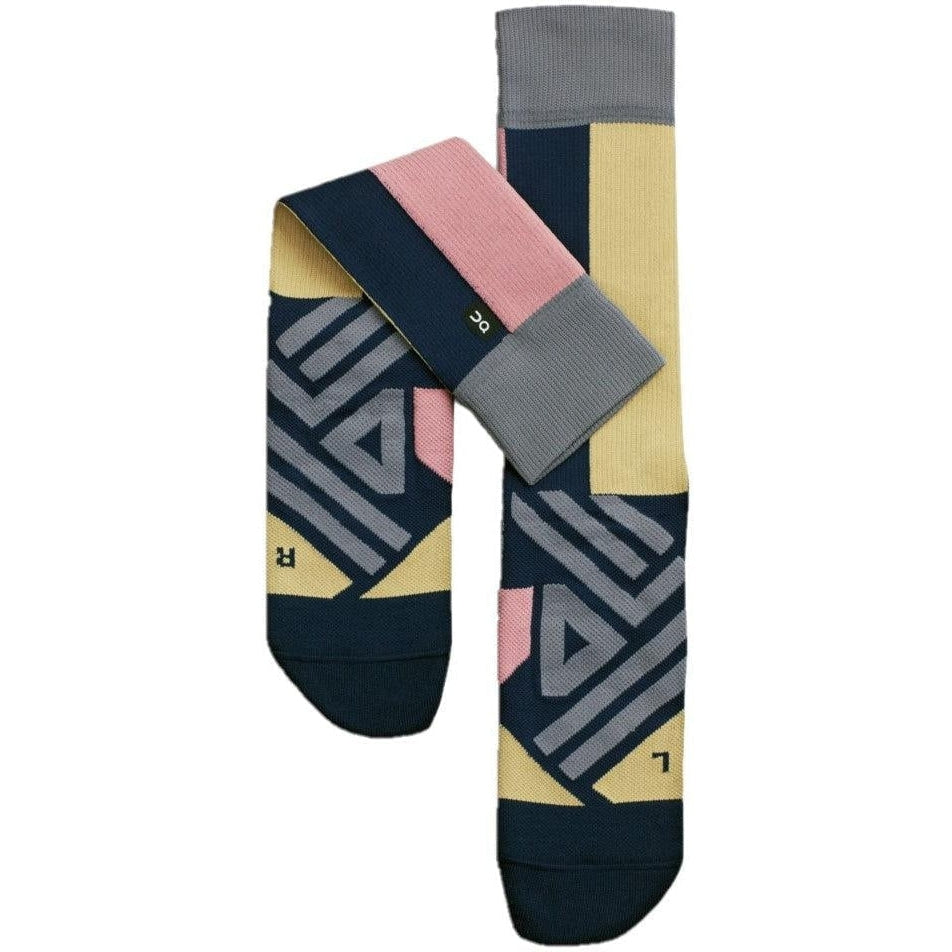 Men's High Performance Running Socks - Breathable Cushioned Athletic Socks for Jogging, Gym & Sports - Moisture Wicking Crew Socks for Men