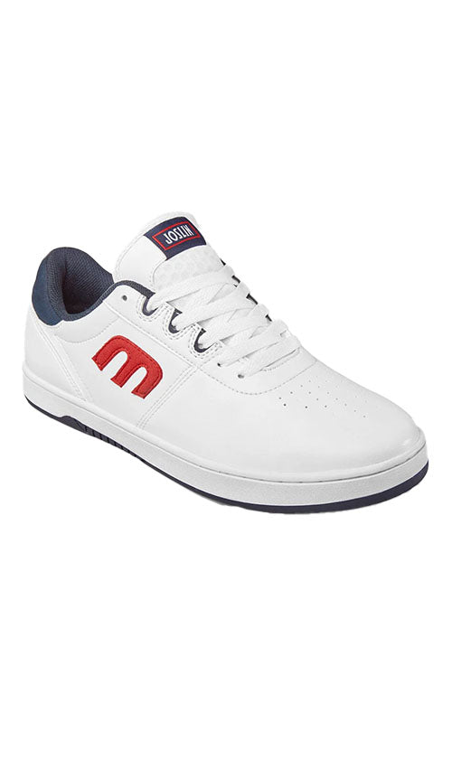 Etnies Joslin Men's Skate Shoes - White, Navy & Red Colorway | Durable & Comfortable for Skateboarding, Streetwear & Casual Wear
