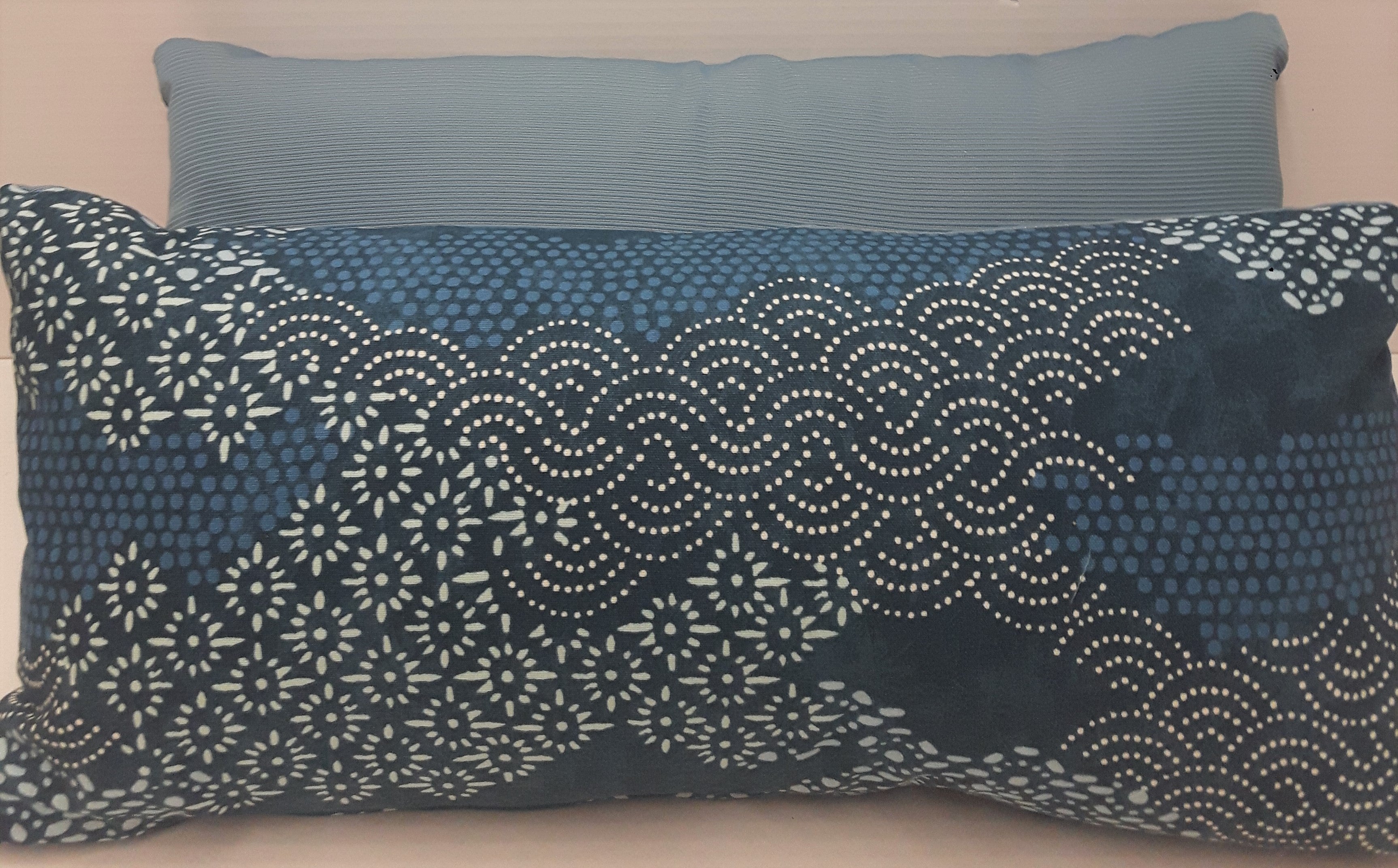 Veranda Designer Reversible Outdoor Patio Cushion 12x26 Inch - Waterproof & UV Resistant for Garden Furniture, Deck Chairs, Porch Swing - 4 in Stock