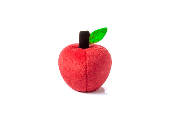 Garden Fresh™ Apple Plush Dog Toy - Soft & Durable Chew Toy for Small & Large Dogs - Fun Interactive Playtime for Pets - Perfect for Indoor & Outdoor Use