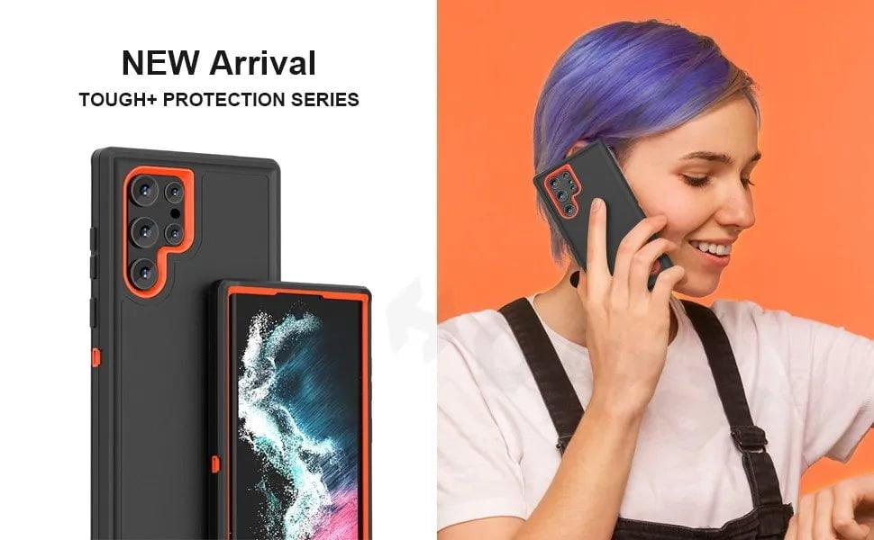 Samsung Galaxy S24 Ultra Rugged Shockproof Case - Heavy Duty Protection for Drops & Bumps - Perfect for Outdoor Adventures, Construction Work & Extreme Sports