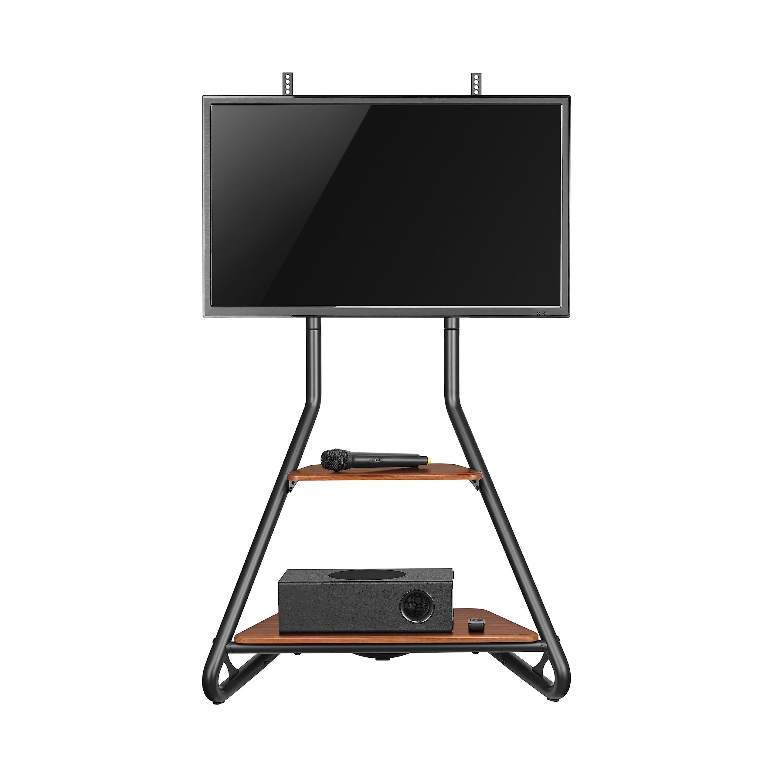 Bauhaus Style TV Stand for 37-75 Inch TVs - Modern Media Console with 40kg Weight Capacity & 600x400mm VESA Mount - Perfect for Living Room, Bedroom, and Home Theater Setup