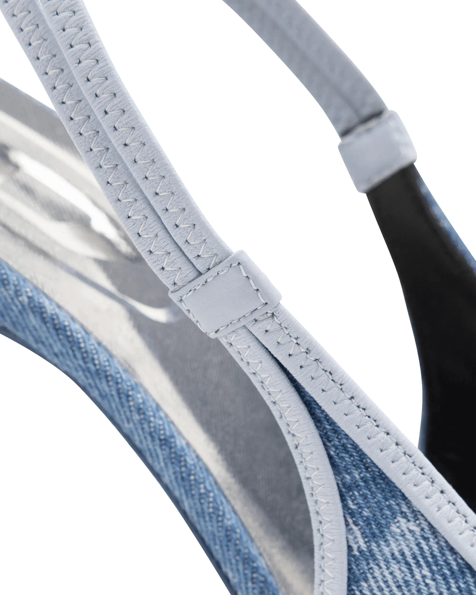 D Venus Women's Denim Slingback Heels - Stylish Chunky Block Heel Pumps for Office, Party & Date Night Outfits